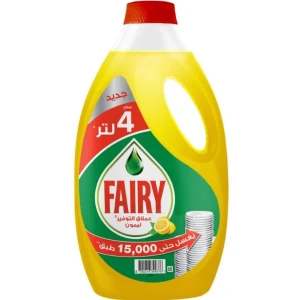 سائل جلي فيري برائحة الليمون 4 لتر