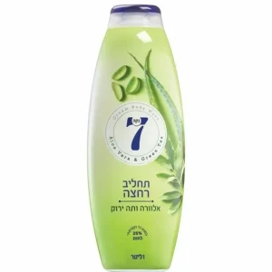 غسول جسم كريمي سبعات برائحة الألوفيرا والشاي الأخضر