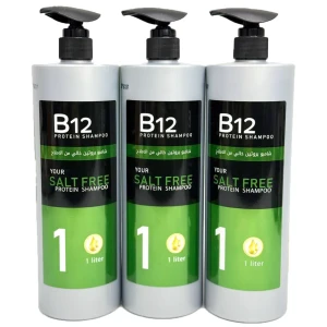 شامبو B12 خالي من الأملاح مخصص للعناية بالشعر 1 لتر