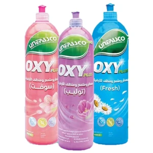 معطر وملمع ومنظف أرضيات من اوكسي بروائح مختلفة