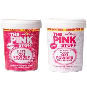 مسحوق مزيل البقع للأبيض والملون من ذا بينك ستاف