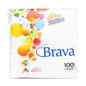 مناديل ورقية مربعة من برافا 