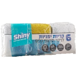 ليف جلي شايني خشنة 6 قطع