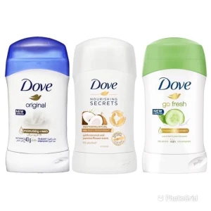 مزيل عرق بأنواع مختلفة من دوف