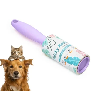 بكرة لاصقة لإزالة وبر وشعر الحيوانات