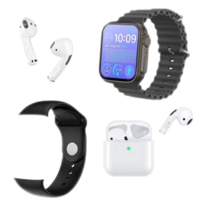 ساعة ذكية مع ايربودز