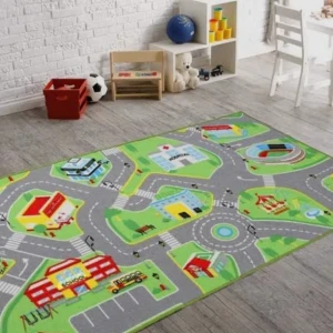 Tapis de loisir antidérapant pour enfants idéal pour jouer avec d