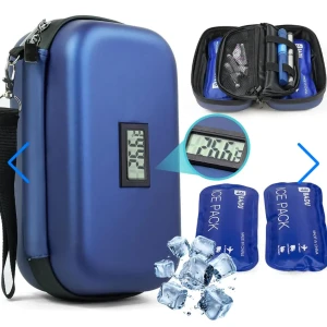 Trousse isotherme pour insuline avec écran afficheur de températu
