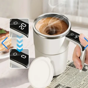 Tasse à café électrique portable avec mesure intelligente de la t