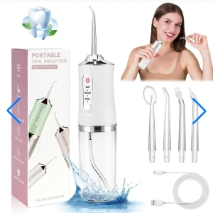 Hydropulseur dentaire électrique sans fil Rechargeable par USB – 