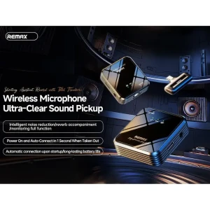 مايك مزدوج  من شركة Remax k12 اصلي مع عزل حقيقي للضوضاء