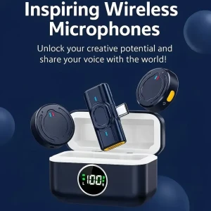 Q81 Wireless Microphoneمايك مغناطيسي هولي