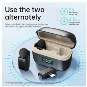 سم "CoverZone Type-C Yaka Mikrofonu" (ميكروفون ياقة CoverZone Typ