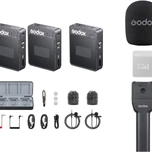  نظام ميكروفون لاسلكي مدمج لشخصين Godox MoveLink II M2. 