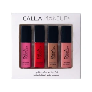 كالا ميك اب مجموعة ملمع الشفاه المثالية - 4 قطع