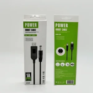 câble convertisseur USB Power Boost (5V à 9V/12V)