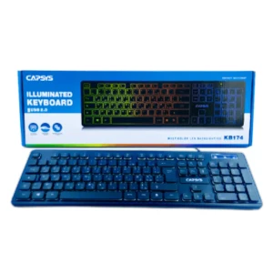 CLAVIER USB 2.0 CAPSYS KB174 RGB
