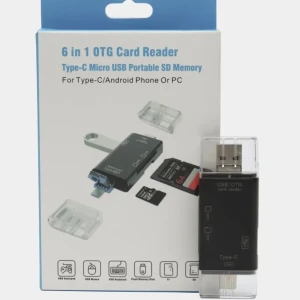  OTG Card Reader Type-C Micro USB Portable SD