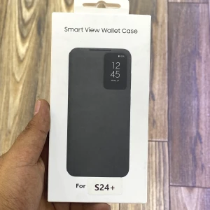 Smart view wallet case for samsung s24plus