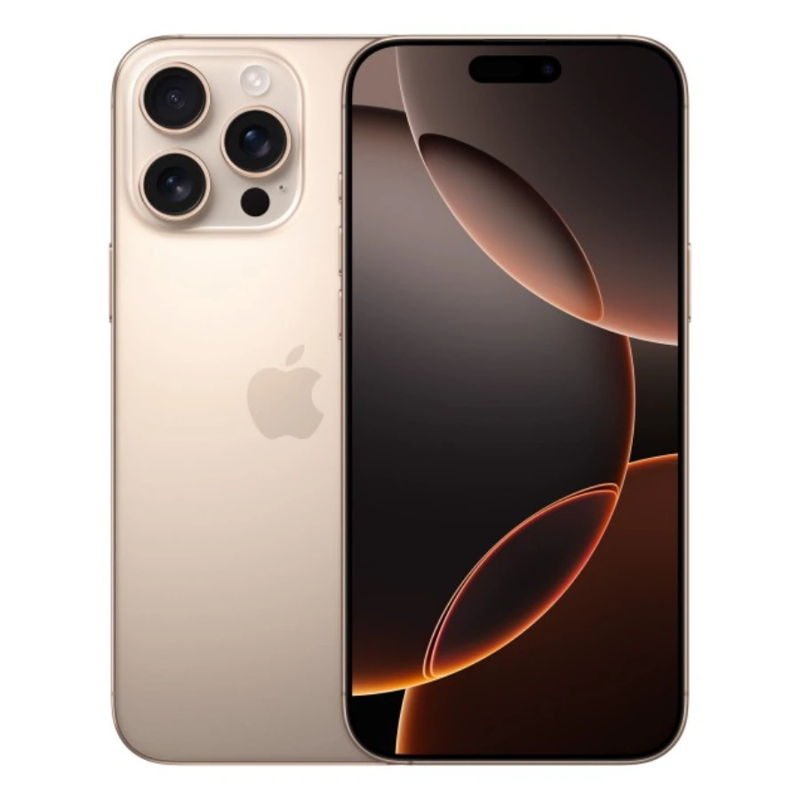 IPHONE 16 PRO MAX 256GB DESERT TITANIUM FA نسخه الشرق الاوسط 
