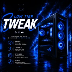 خدمات تحسين الاداء - تويك ازرق عادي-Blue Basic Tweak