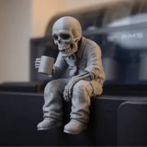Working to the Bone - Office Skeleton