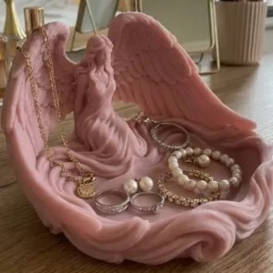 Angel Wings Jewelry Dish &amp; Vanity Organizer