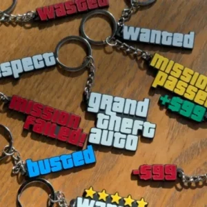 Grand Theft Auto - Keychain Set