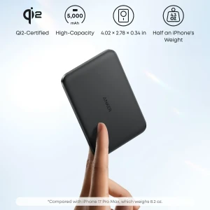 Anker Nano Power Bank (5K, MagGo, Slim)