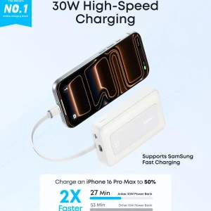 Anker Zolo Power Bank (10K, 30W)