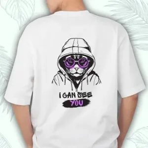 Oversize T-shirt  - I can see you 