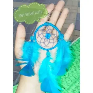 ميدالية أنيقة- ازرق سماوي 