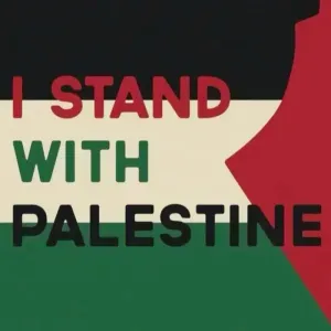 i stand with palestine