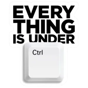 every thing is under control