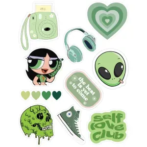 green stickers