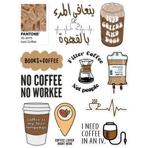 coffee stickers