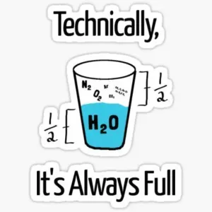 technically it's always full