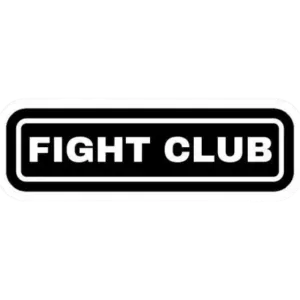 fight club sticker