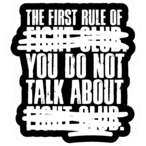 fight club sticker
