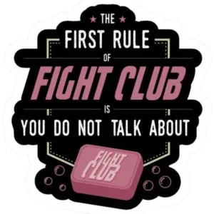 fight club sticker
