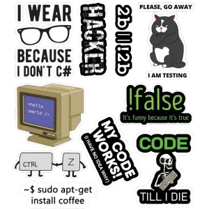 programmers stickers