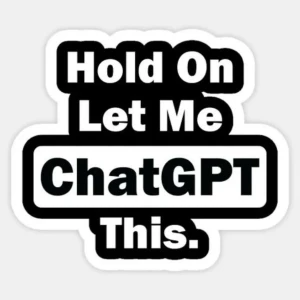 Hold on let me chat GPT this 