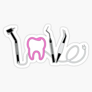 Dentist sticker