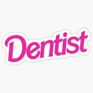 Dentist sticker