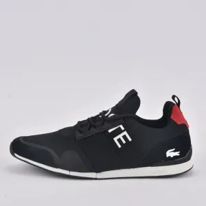 LACOSTE MANEVRA ELITE 0120 1 CMA BLK/RED TEXT