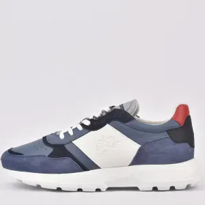 SCARPA UOMO CAMOSCIO MANILA BLU BLU