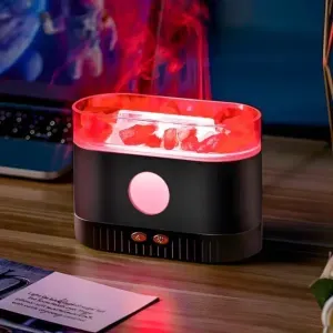 Previous Next Humidificateur flamme multicolo