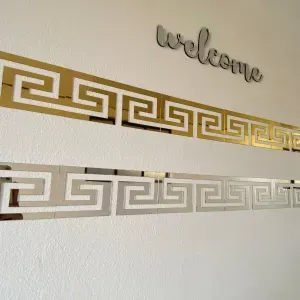 Acrylique Effet miroir Versace Grecque 5M ( 2