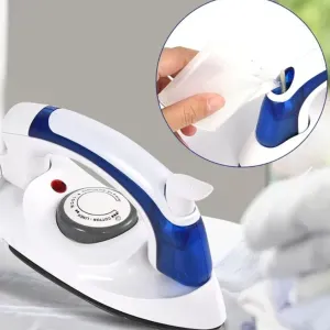 Fer à repasser portable à vapeur compact plia