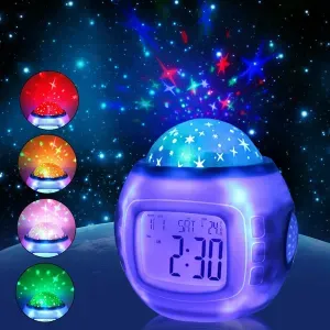LED avec Projection étoilée avec calendrier, 
